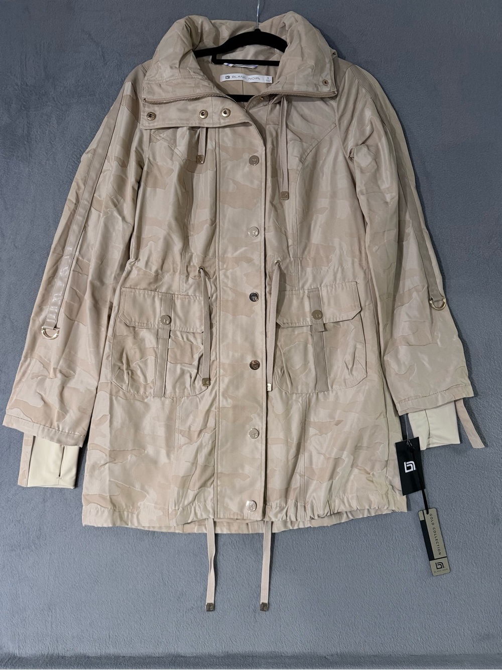 Blanc Noir - Camo Anorak Gold Jacket